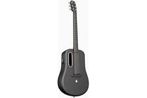 LAVA ME 3 Chitarra per principianti per chitarra in fibra di carbonio (borsa ideale bianca da 38 pollici)