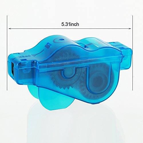 Witasm Fahrrad Kettenreinigungsgerät mit Ritzelbürste Fahrrad Kettenreiniger Set für Zahnkranz und Kettenreinigung Cycling Bike Bicycle Chain Cleaner - 6