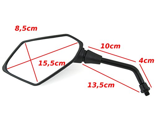 E-geprüftes Spiegel Set Hond-a CB 550 F, CBX 550, CB 600 Hornet Rückspiegel Hond-a FJS 600 Silver Wing, CBF600 - 2