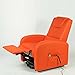 Produktbild Pharao24 TV-Sessel in Orange Motor und Aufstehhilfe