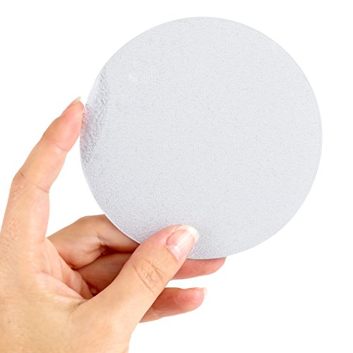 15 Transparent Anti Rutsch Sticker Badewanne Dusche, 15 nicht scheuernden texturierten Aufklebern für einen besseren Griff – diskrete und elegant selbstklebenden Kreise mit 10 cm Durchmesser für die Sicherheit, Anti Rutsch Streifen Sticker, Badewannenaufkleber, Anti-Rutsch-Aufkleber, Luftballon Geschenk! - 2