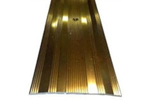 DOOR BARS Threshold 61mm Wide Carpet Door Plate Brass Effect 3ft Length