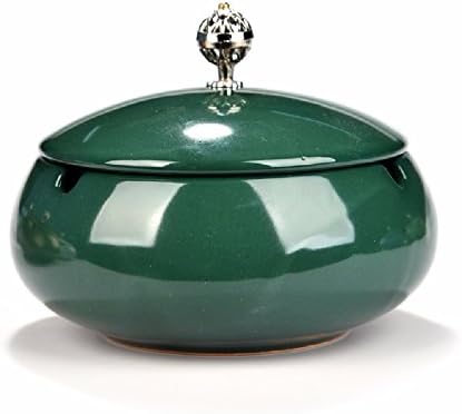 WAWZJ Creative ashtray, crystal glass ashtray, personalized ceramic ashtray,D