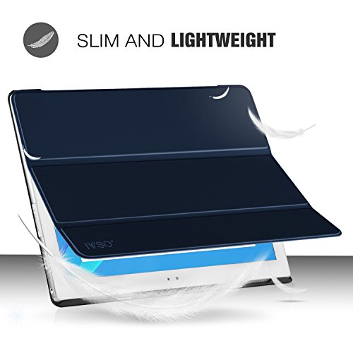 Lenovo Tab3 10 Plus 25,65 cm hülle, IVSO hochwertiges PU Leder Etui hülle Tasche Case – mit Standfunktion, super 360° Anti-Wrestling, ist für Lenovo Tab3 10 Plus Tablet-PC perfekt geeignet (Für Lenovo Tab3 10 Plus, Blau) - 2