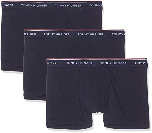 Tommy Hilfiger Herren 3p Trunk Shorts, Blau (Peacoat-Pt 409), L / 52 (3erPack)
