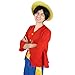 Produktbild CoolChange One Piece Kostüme Monkey D. Ruffy nach 2 jähriger Trennung Hemd Hose Hut (M)