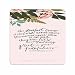 Produktbild Personalised Florals With Quote Fun Game Partner Mousepads