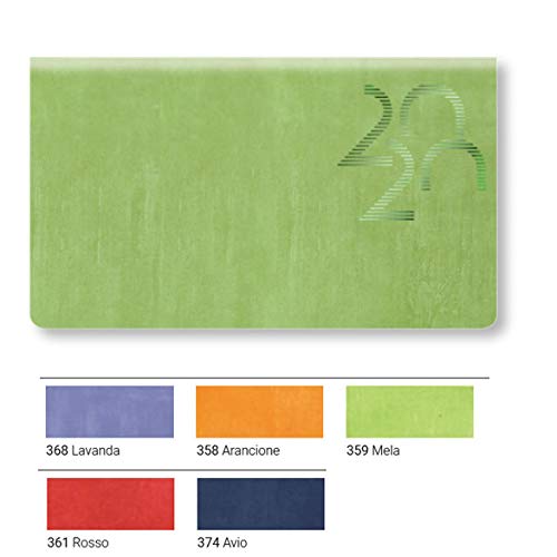 Agenda Settimanale Cangini Filippi 2020 8x14cm Nova Mini Colori Assortiti