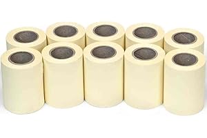 WONDAY Sachet de 10 Recharges pour Dévidoir de Notes 10 m x 60 mm Jaune