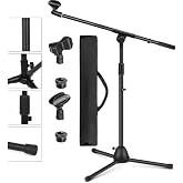 Larkin MS200 &Uuml;st Kalite Profesyonel Teleskopik Boom Mikrofon Standı &amp; Sehpası (Taşıma &Ccedil;antası ve Adapt&ouml;r Hediyeli)