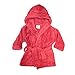 Gorgeously Soft Childs Fleece Dressing Gown By Softtouch - Red Age 6 -12 Months