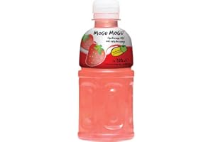 MOGU MOGU Jordgubb/jordgubbssmak med Nata de Coco 24 x 320 ml