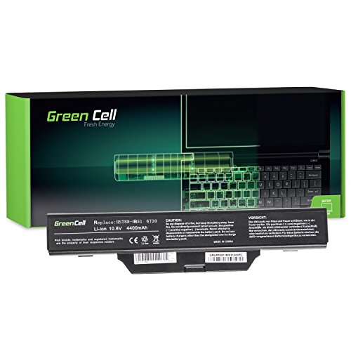 Green Cell® Standard Serie HSTNN-IB51 / HSTNN-LB51 / HSTNN-OB51 Akku für HP Compaq 550 610 615 6720s 6730s 6735s 6820s 6830s Laptop (6 Zellen 4400mAh 10.8V Schwarz)
