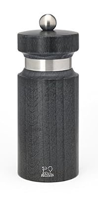 Peugeot 33880 Royan Lot de 14 Moulins à Poivre, Bois, Bois Gris Métal/Inox, 5,5 cm
