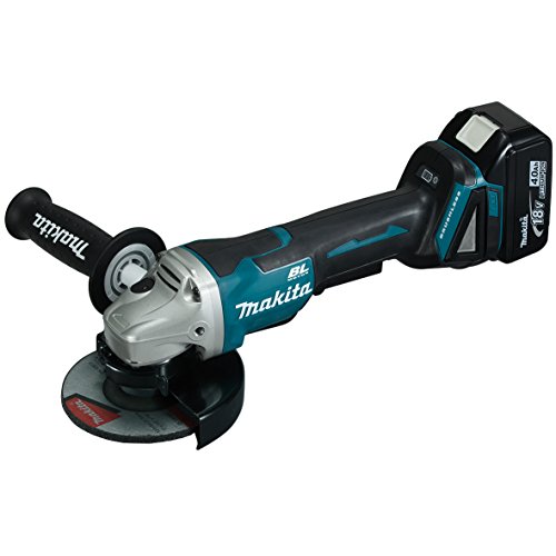 Makita Akku-Winkelschleifer, 125 mm, 18 V mit Paddleschalter, 1 Akku im Makpac, DGA505Y1J