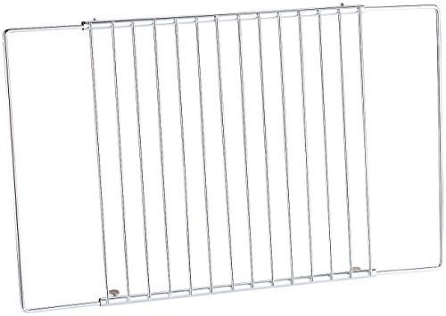 Rosenstein & Söhne Universal-Backofenrost, ausziehbar von 35 – 61 cm, 32 cm tief, 2er-Set - 4