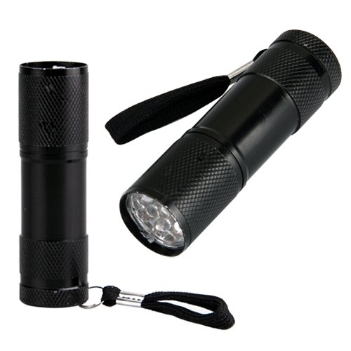 Ecloud Shop 9 LED UV Lampe Torch Taschenlampe Leuchte für Outdoor - 3