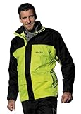 Racer Fluo Regenjacke, Schwarz-Fluogelb, Größe 6XL