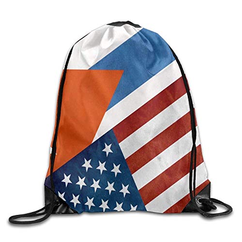 Preisvergleich Produktbild Vilico USA Kuba Flagge, niedliches Fitnessstudio, mit Kordelzug
