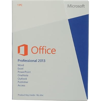 MICROSOFT OFFICE 2013 PROFESSIONAL PLUS 32/64 BIT ESD (eletronic license) only download
