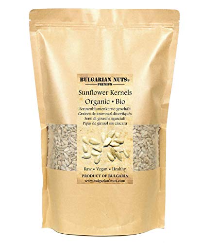 2.5 kg Pipa pelada de girasol orgánico, semillas de girasol enteras sin cascarón - Calidad superior procesada en una máquina clasificadora láser.