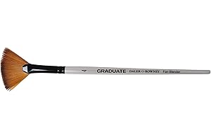 DALER ROWNEY Daler-Rowney Graduate Acrylic/Oil Brush - Fan Blender 4, White