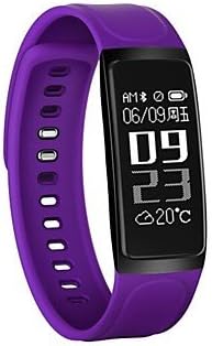 WEIJUNCHEN Men'S Woman Bluetooth Smart Bracelet/Smartwatch/Sports Pedometer Forandroid Phone,Purple