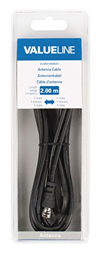 Preisvergleich Produktbild Valueline vlsb41000b20 Kabel 2 m schwarz
