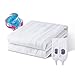 Produktbild ASDFGH Kuscheln Doppelte Kontrolle Heizdecke,Umweltschutz Sicherheit Wärmedecke elektrisch Beheizte Werfen waschbar Haushalt-Weiß 150x190cm(59x75inch)