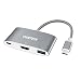 USB C Adapter, CHOETECH USB-C Digital AV Multiport Adapter with 4K HDMI and Power Delivery, 1 USB C Port/Type C Recharging Port, 1 HDMI Port and 1 USB 3.0 Port for 2015 Macbook 12