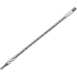 Flexible Socket Extension Bar, Long Extension Ratchet Bendable Elastic Joint Head Shaft Drive Adapter Bit Holder for Screwdri