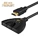 Produktbild HDMI Switcher 4K 3 in 1 out Auto Switch3 Port mit Pigtail Kabel HDMI Switcher Verstärker Adapter Unterstützung HDCP 1080P 3D HD Audio TV für PCs TV Laptop Monitore Etc