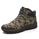  visionreast Winterschuhe Schneeschuhe Warm Gefütterte Outdoor Rutschfest Trekkingschuhe Winterboot Wanderhalbschuhe Weich und Komfort Für Herren Damen