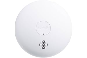 Somfy 1870289 - Rilevatore di fumo connesso| Sirena da 85dB | Compatibile con la gamma Somfy Protect