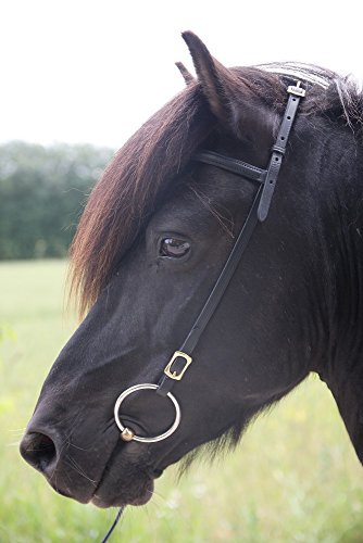 Karlslund-Iceland-Headstall-with-Brow-Band-Black-Chrome