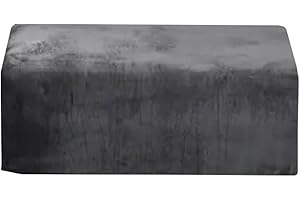 Miecoae Copri Pouf Elasticizzato Rettangolo Quadrato Copri Pouf Poggiapiedi Copri Pouf Divano Copri Pouf Fodere Coprisgabello Quadrato (Color : #18, Size : 93-108cm/37-43in)