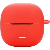 Xiaomi Redmi Buds 8 Lite İle Uyumlu Kancalı Renkli Silikon Kılıf (kırmızı)