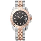 KS Herren Armbanduhr Analog Mechanische Automatische Uhr Edelstahl Datum Silber KS314