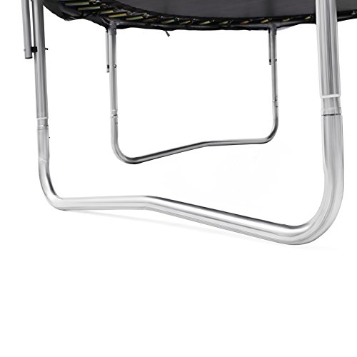Songmics Trampolin Ø 244 305 366 cm Komplettset inklusive Leiter Sprungmatte Randabdeckung Sicherheitsnetz gepolsterten Netzpfosten - 2