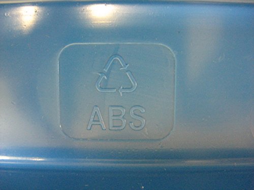 Transportroller (WTR/B/W641/1/100/SP/2F) Rollwagen 600×400 mm, blau, graue Gummiräder Kistenroller, mit 2xFeststeller - 4