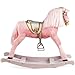 Girls Medium Size Pink Rocking Horse