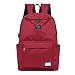 Produktbild QincLing 16 Zoll Männer Schule Canvas Rucksäcke Multifunktional USB-Ladung Laptop Rucksäcke