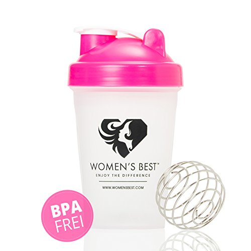 Preisvergleich Produktbild WOMEN'S BEST Eiweiß Shaker mit Edelstahl-Federkugel / Cremige Shakes ohne verklumpen / BPA Free 450ml