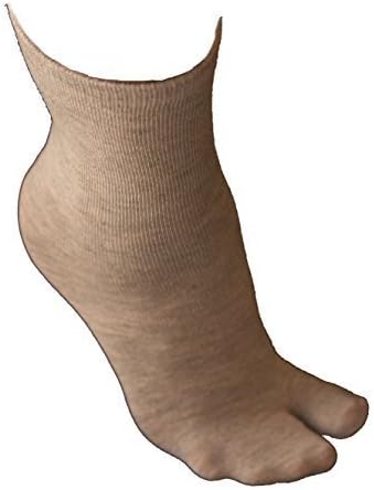 XTRAFITNESS Ninja Tabi Socks Flip Flop Japanese Split Toe Sandal - Grey (Size UK 7-11)