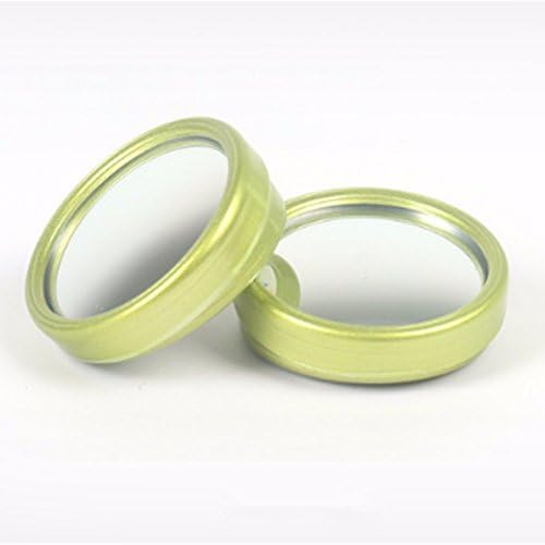 HD Wide angle vehicle blind spot mirror rearview mirror rear view auxiliary mirror blind spot reversing mirror Small Circle mirror,Green