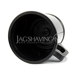 Haryali London Shaving Mug - Black Shaving Mug for all gender - Heavy Bottom Mug for Shaving Soap - Vintage Style… - Image 2