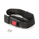  Cinturon de Seguridad para Coche Universal Color Negro