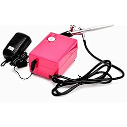 Abest Compresseur Aérographe Kit de maquillage et d'onglerie aérographe kit à action unique