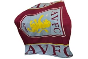 ASTON VILLA F.C. Aston Villa FC Official Fleece Football Blanket Throw