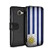 Produktbild STUFF4 PU-Leder Hülle/Case/Tasche/Cover für Samsung Galaxy A3 (2016) / Uruguay/Uruguayischen Muster / Flagge Kollektion